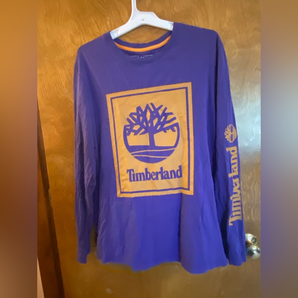 Timberland Organic Cotton Shirt in Purple